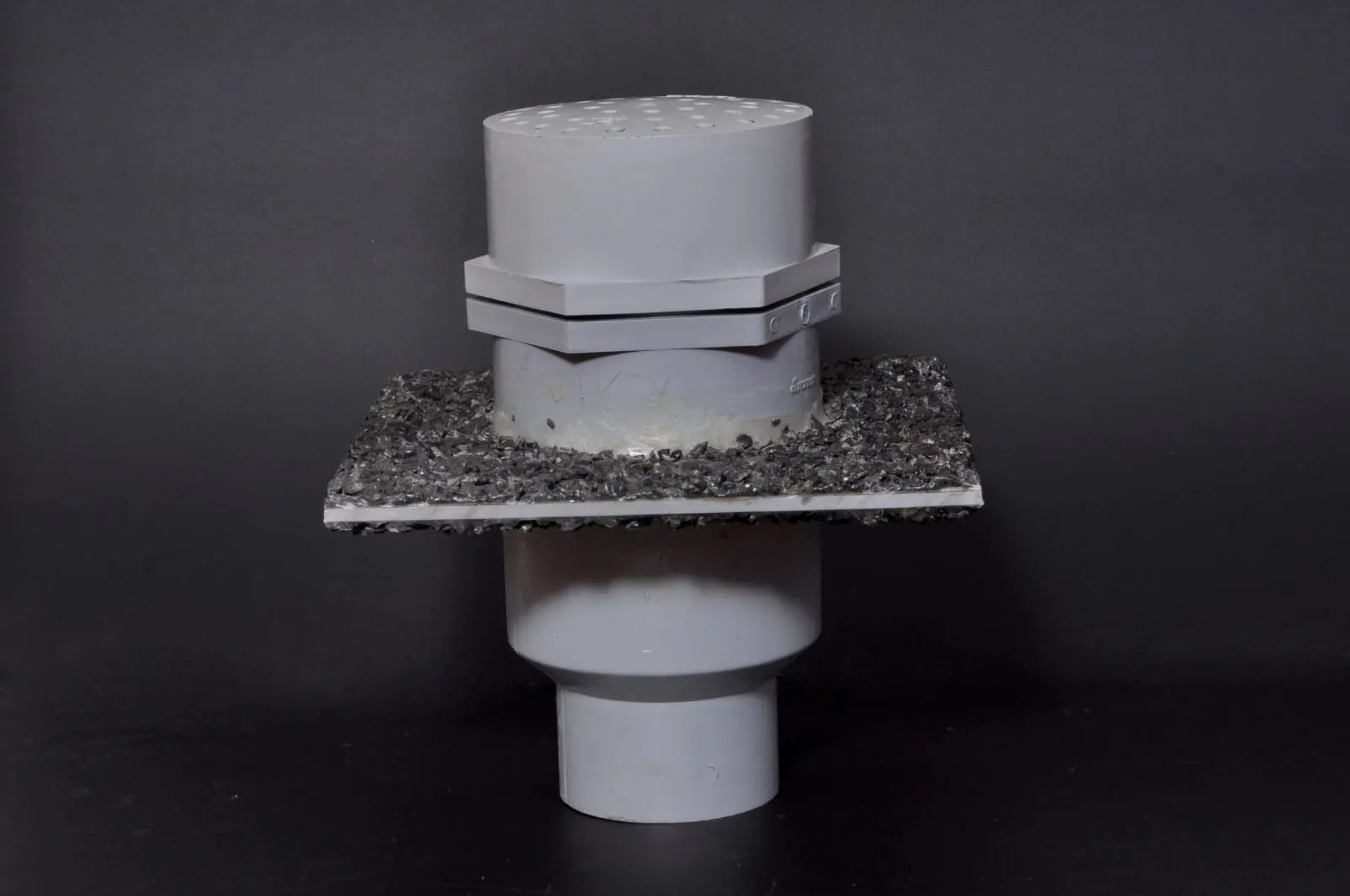 160mm flange type PVC pressure relief valve for canal PCC lining