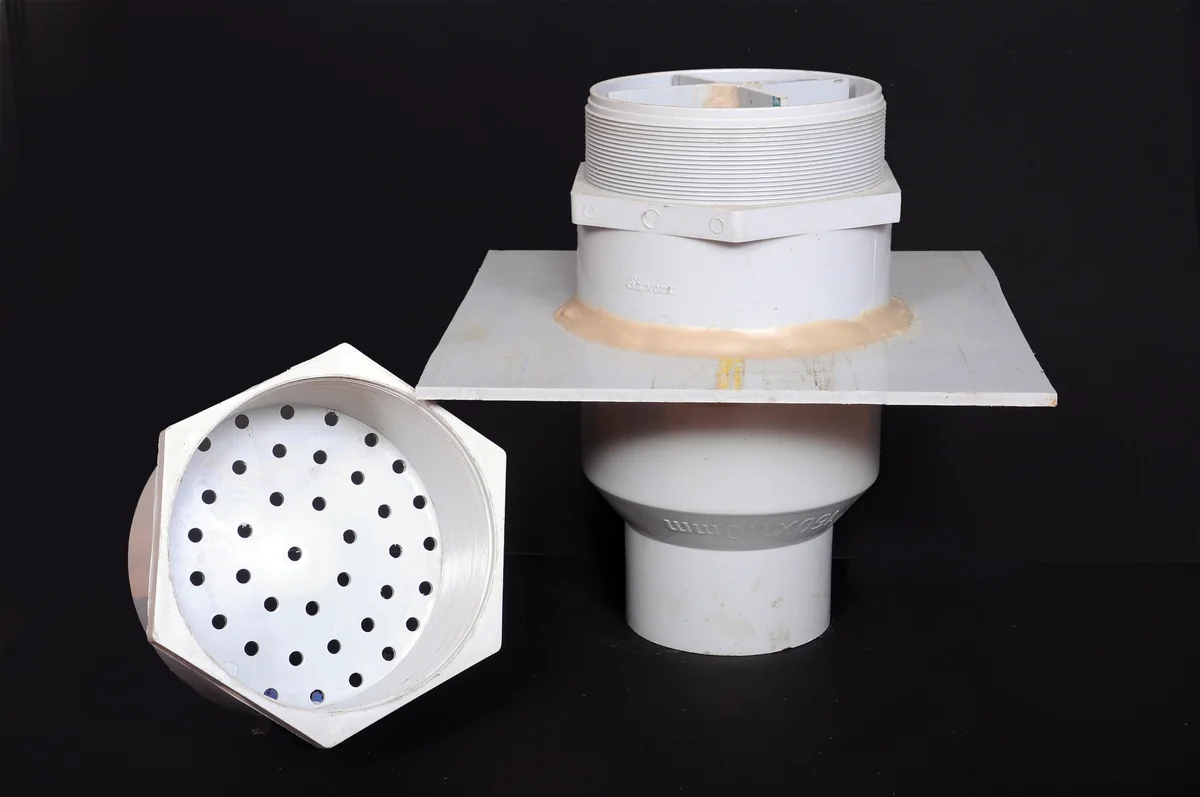 Multiple 160mm PVC pressure relief valves for bulk supply to lined canal under-drainage projects