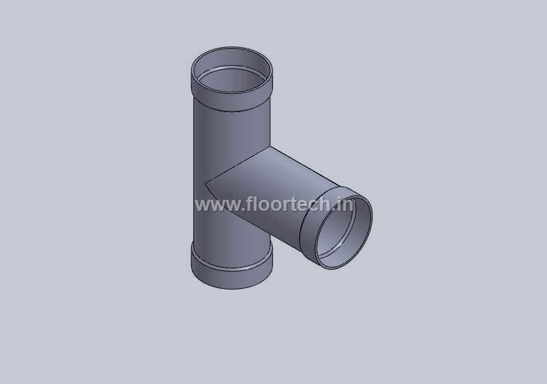 PVC T junction View 1