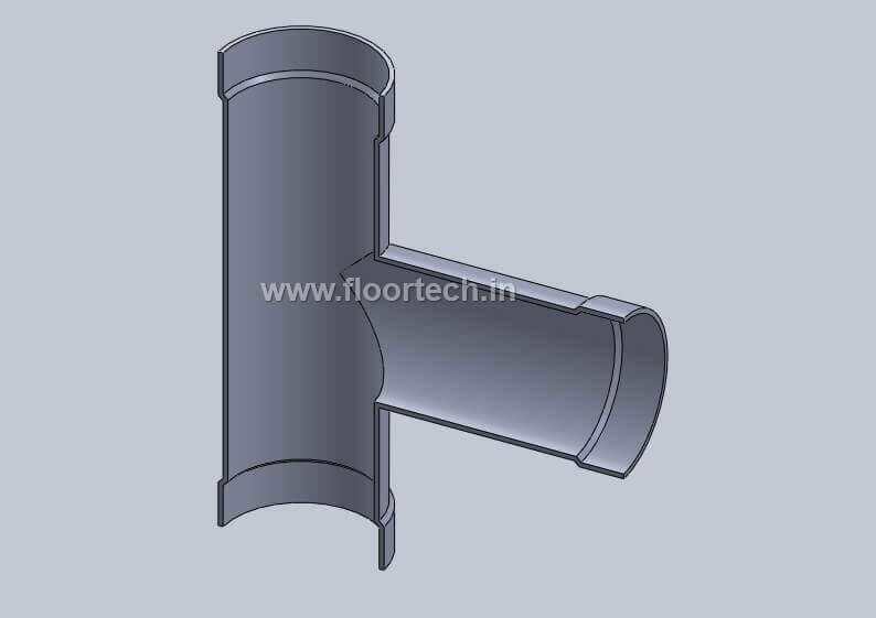 PVC T junction View 2