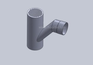 Gully trap is used at kitchen or wash area