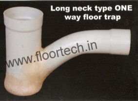 Long neck Trap avoids any smells entering into the rest room