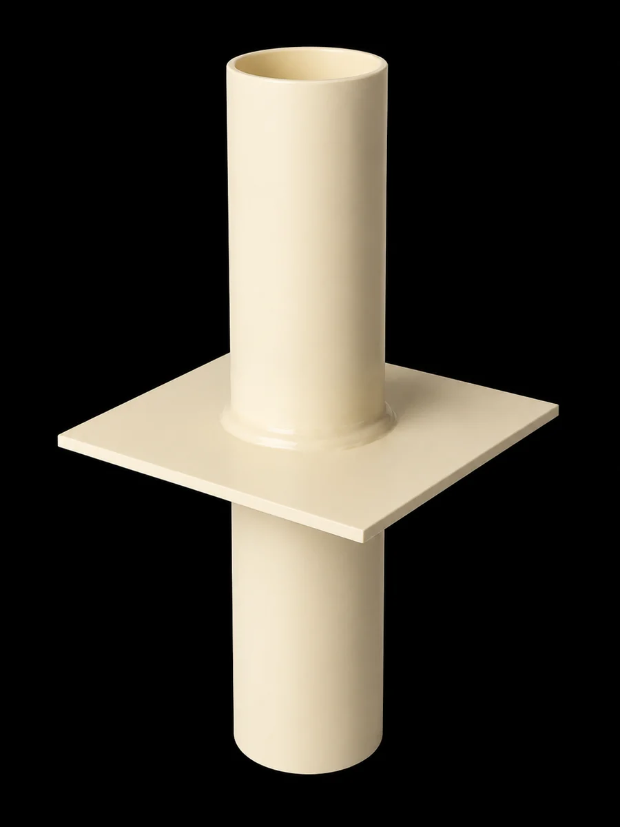 CPVC puddle flange for plumbing pipes